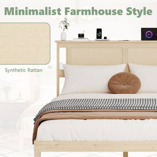 Minimalist Farmhouse Style  
Synthetic Rattan