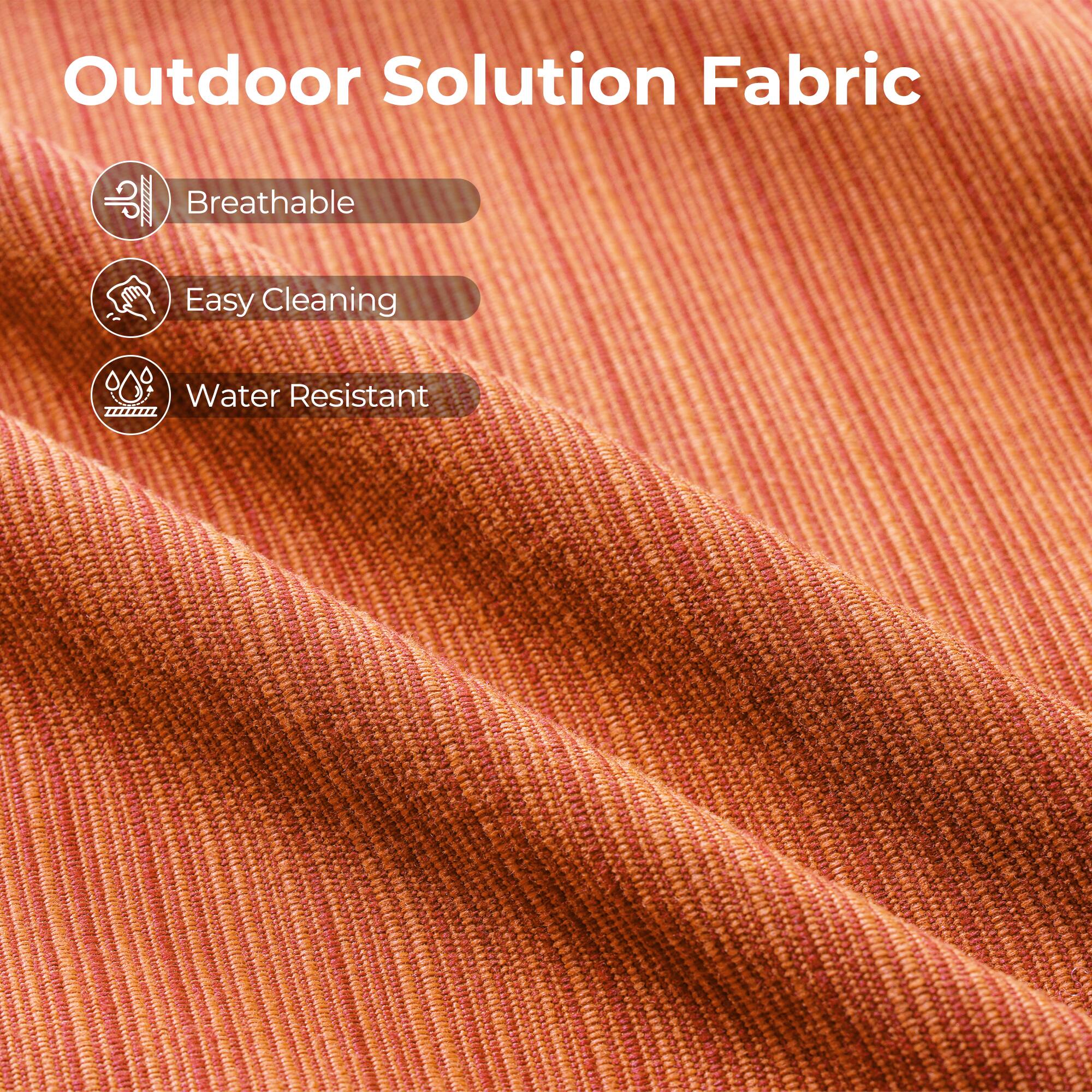 Outdoor Solution Fabric

- Breathable
- Easy Cleaning
- Water Resistant