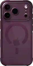 Front. dbrand - Ghost Case with MagSafe for Apple iPhone 18 Pro / iPhone 17 Pro - Burgundy.
