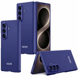 Dteck - Shockproof Hinge Protection Cover for Samsung Galaxy Z Fold 8 Ultra, Shockproof Hard PC Case - Darkblue