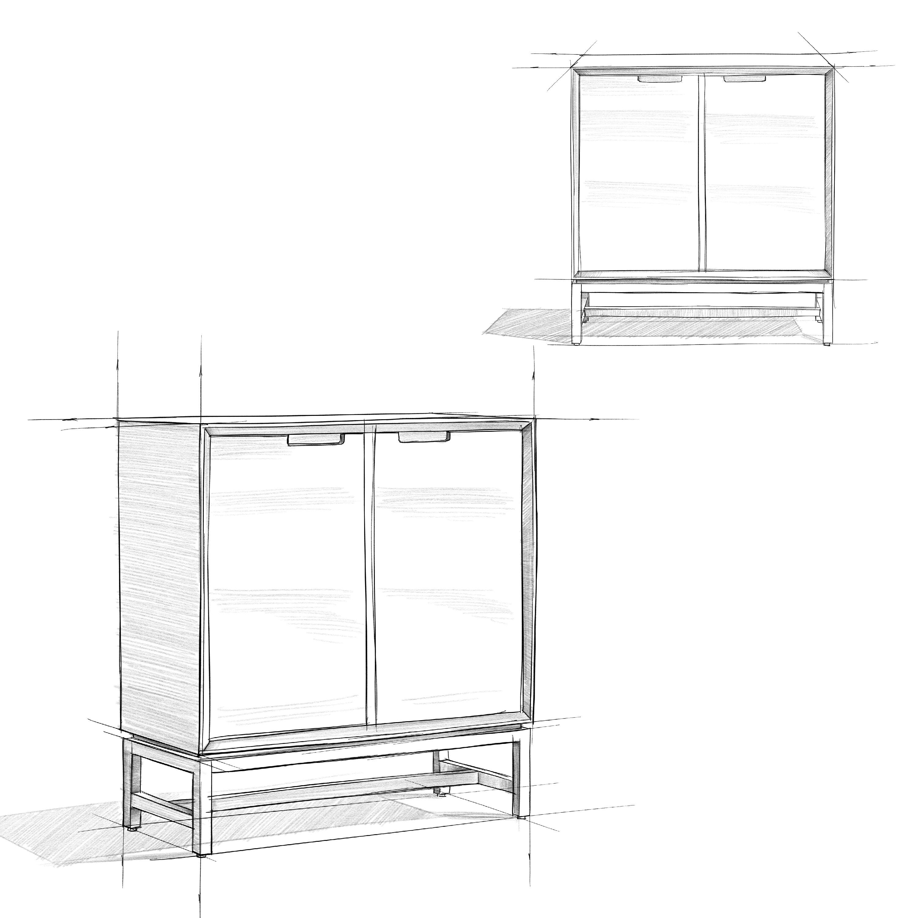 Alt View 9. Simpli Home - Simpli Home Banting SOLID HARDWOOD 39 inch Wide Modern Industrial Medium Storage Cabinet in Walnut Brown - Walnut Brown.