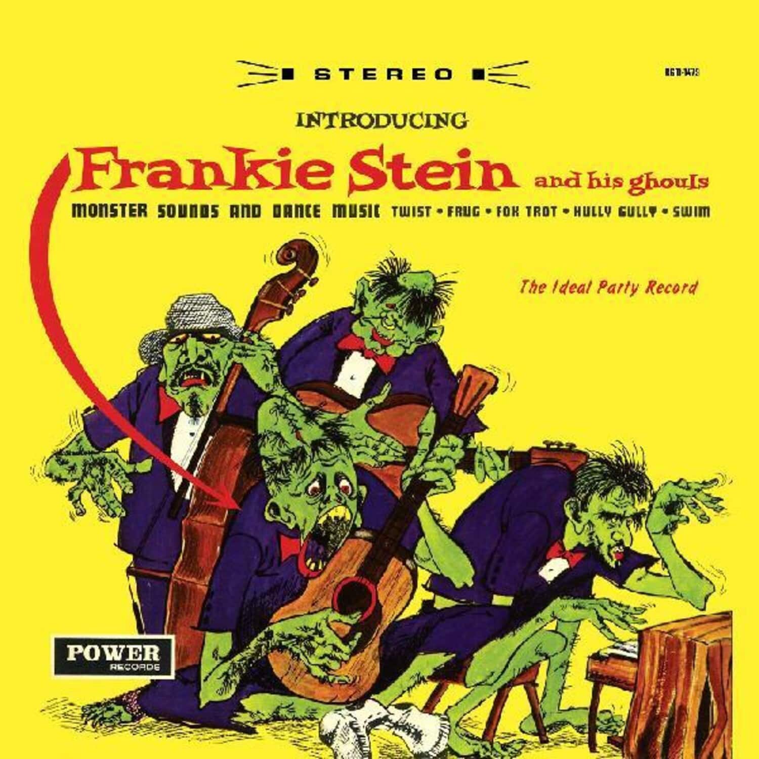 Frankie Stein - Introducing Frankie Stein and His Ghouls (Coke Clear w/ Yellow Streaks Viny)  - VINYL LP
