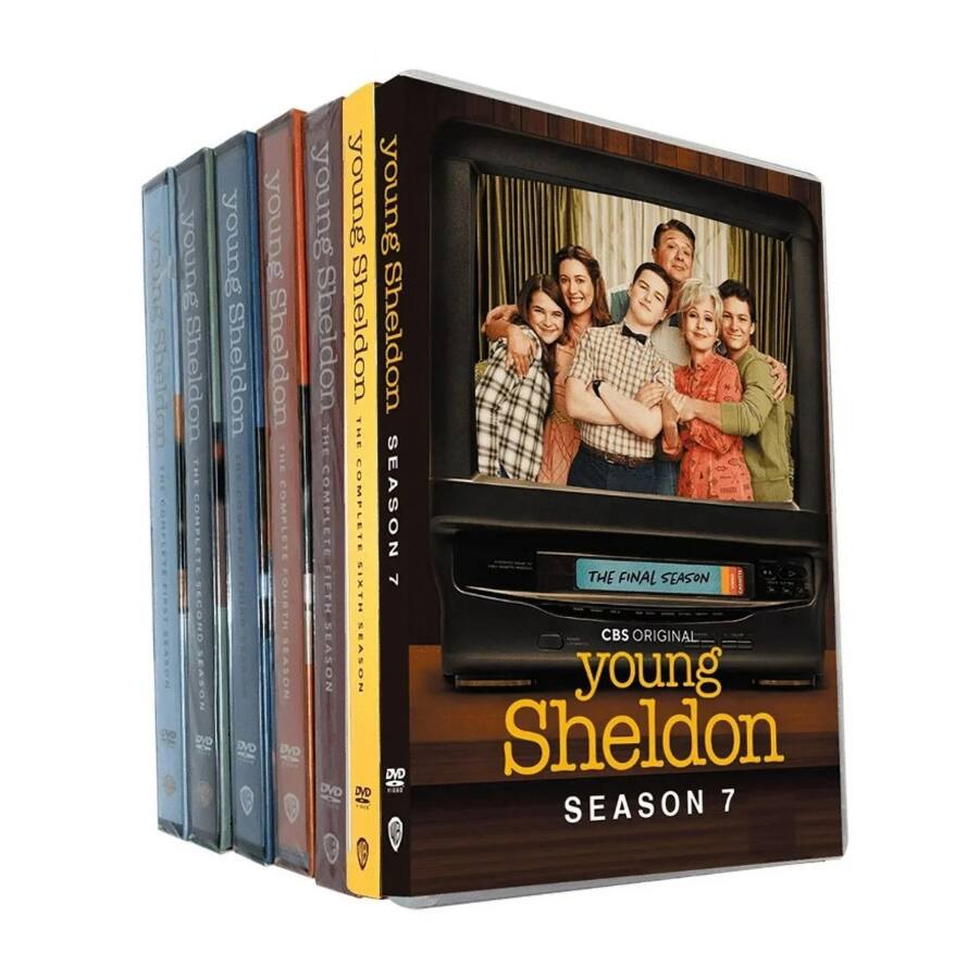 Angle. Young Sheldon Complete Series Season 1-7 (DVD).