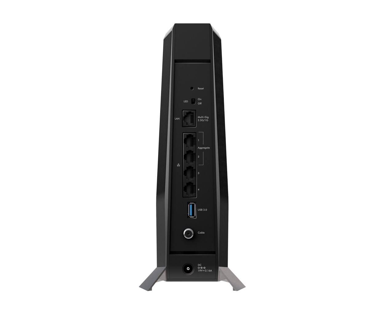 Bassel LED On OR LAN Multi-Gig 2.30/10 1 Aggregate:  
- 4 USB 3.0  
- Cable DC D0-0 3.1 TAA