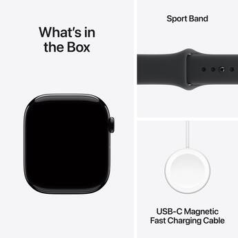 Apple Watch Series 11 (GPS+Cellular) 46mm Aluminum Case with Black Apple Watch Series 11 (GPS+Cellular) 46mm Aluminum Case with Black