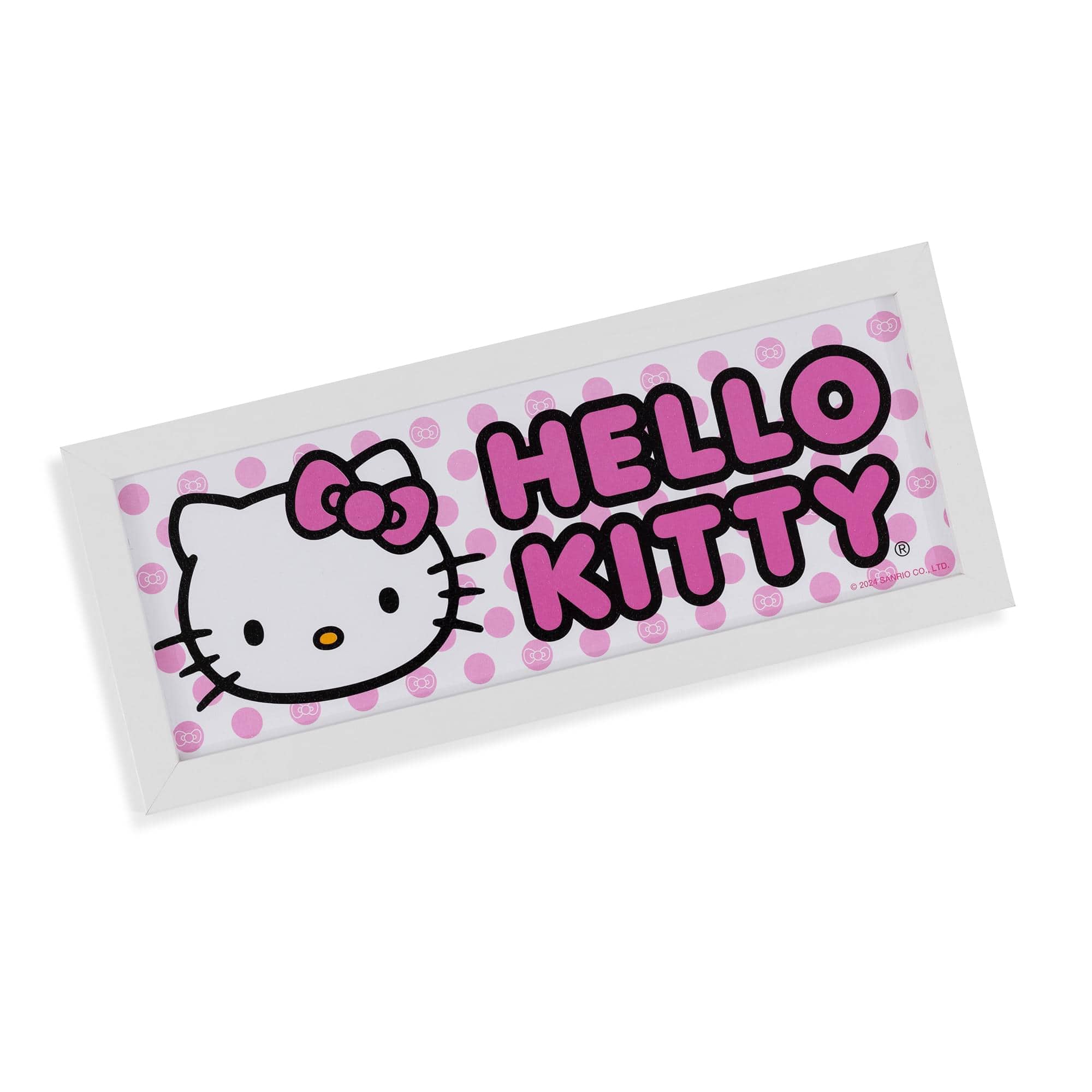 Silver Buffalo - Sanrio Hello Kitty 12 x 5 Inch Framed MDF Wall Art - Pink price history on PriceWatchPro