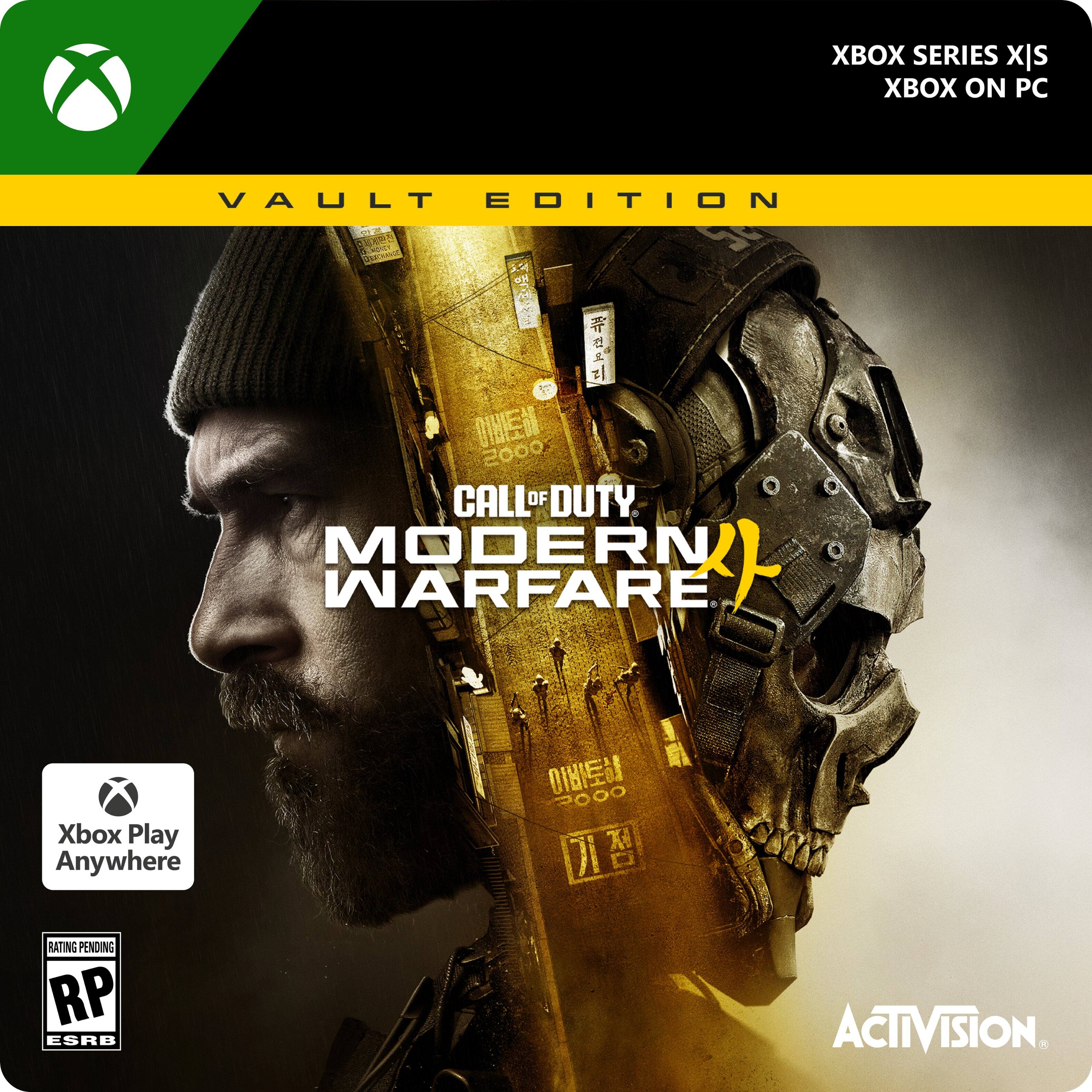 Xbox Series X|S XBOX ON PC VAULT EDITION CALL OF DUTY MODERN WARFARE 2000 Xbox Play Anywhere 2000 RATING PENDING RP ESRB ACTIVISION