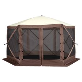Boyel Living - Pop Up Gazebo Tent Waterproof Outdoor Event Canopy Shelter - Brown