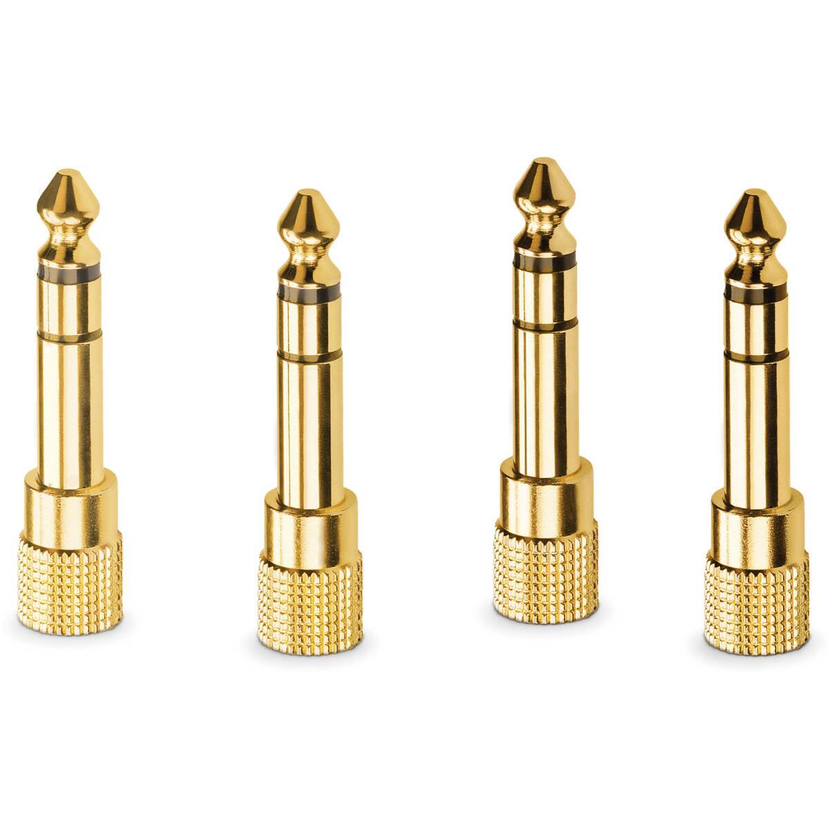 RODE - HJA-4 3.5mm TRS to 1/4" Headphone Adapters, 4-Pack