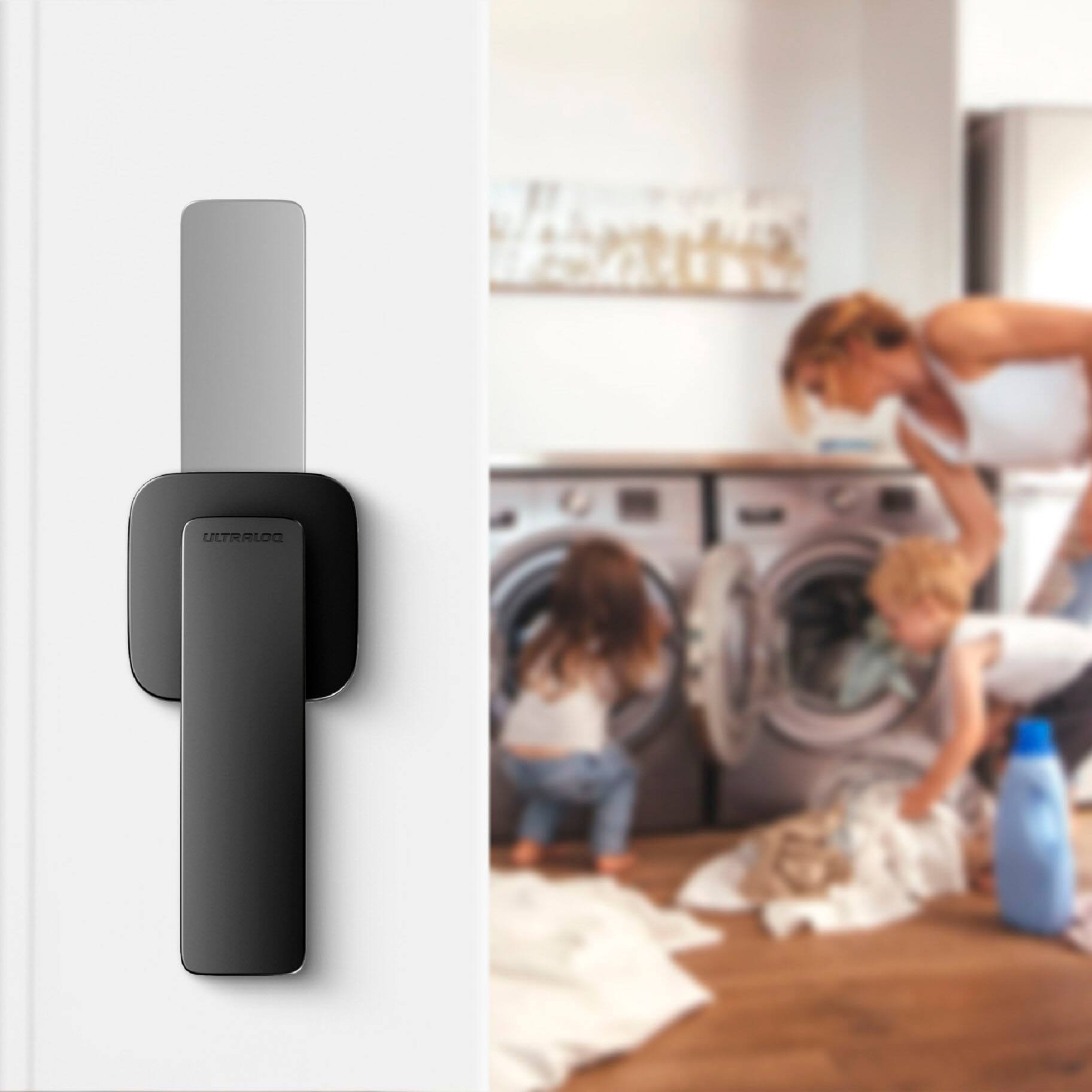 Ultraloq Push Pull Handle Black UHPPBK Best Buy