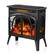 Alt View 2. Bestier - Electric Fireplace Heater 24.25" with Remote, Adjustable Brightness and Heating Mode, Flame Effects & Log Colors, Black - Black.