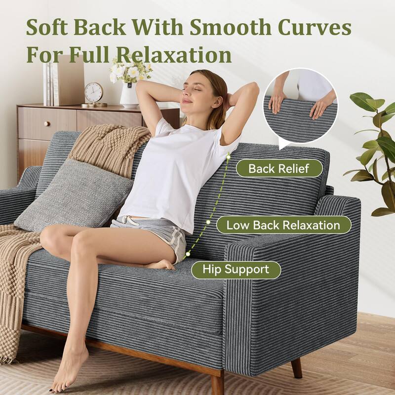 Soft Back With Smooth Curves For Full Relaxation

- Back Relief
- Low Back Relaxation
- Hip Support