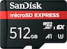 SANDISK - 512GB microSD Express Memory Card , Works with Nintendo Switch 2, R/W up to 880/650MB/s