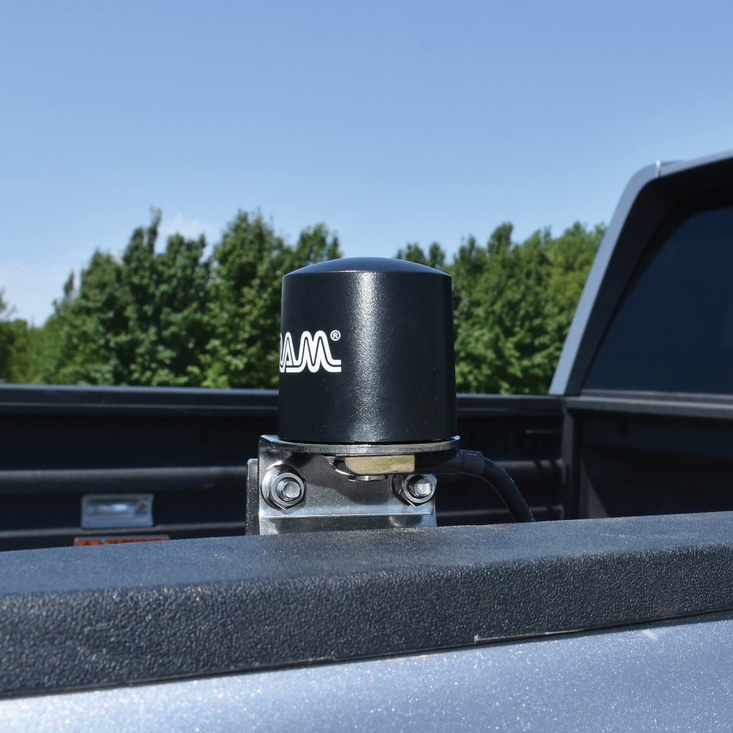 Alt View 8. Tram - Tram 7732 Satellite Radio Mirror-mount Low-profile Antenna With Rg58 Coaxial Cable And Smb-female Connector - Black.