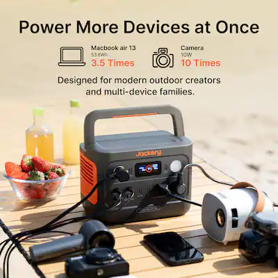 Jackery Explorer 300D Estación de Energía Portátil, 288Wh Batería LFP, Cable 2 en 1 para Transportar y Cargar, 5 Puertos USB-C/USB-A/CC 300W, Generador Solar para Actividad al Aire Libre, Teletrabajo Jackery Explorer 300D Estación de Energía Portátil, 288Wh Batería LFP, Cable 2 en 1 para Transportar y Cargar, 5 Puertos USB-C/USB-A/CC 300W, Generador Solar para Actividad al Aire Libre, Teletrabajo
