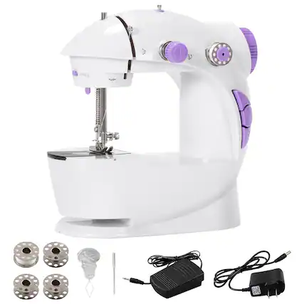 Front. Oumilen - Mini Portable Sewing Machine with Dual Speed Control.