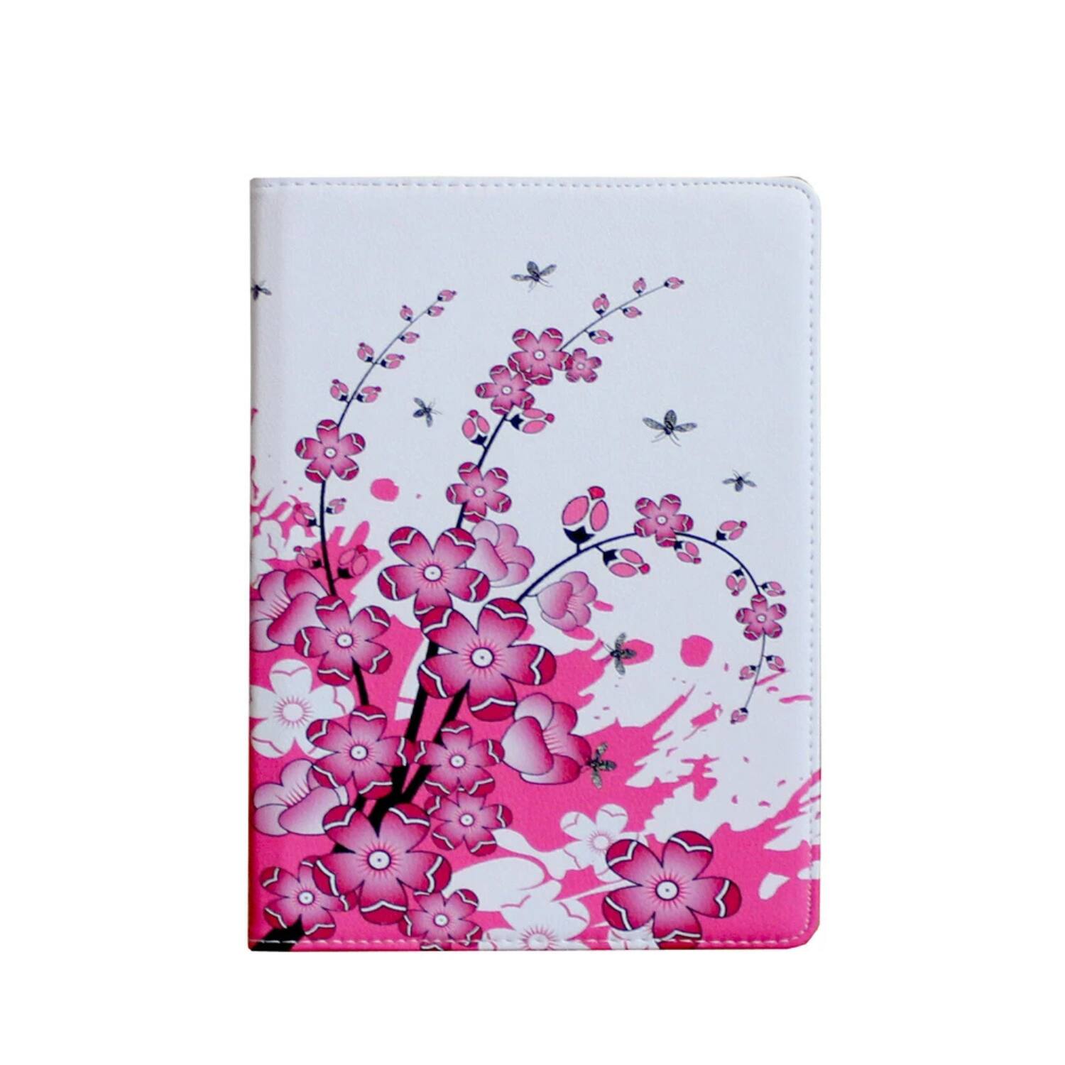 Left. Stock Preferred - 360° Rotating Smart Case Cover with Stand & Stylus Holder for iPad 10 to 11th Gen Cherry Flower - Cherry Flower.