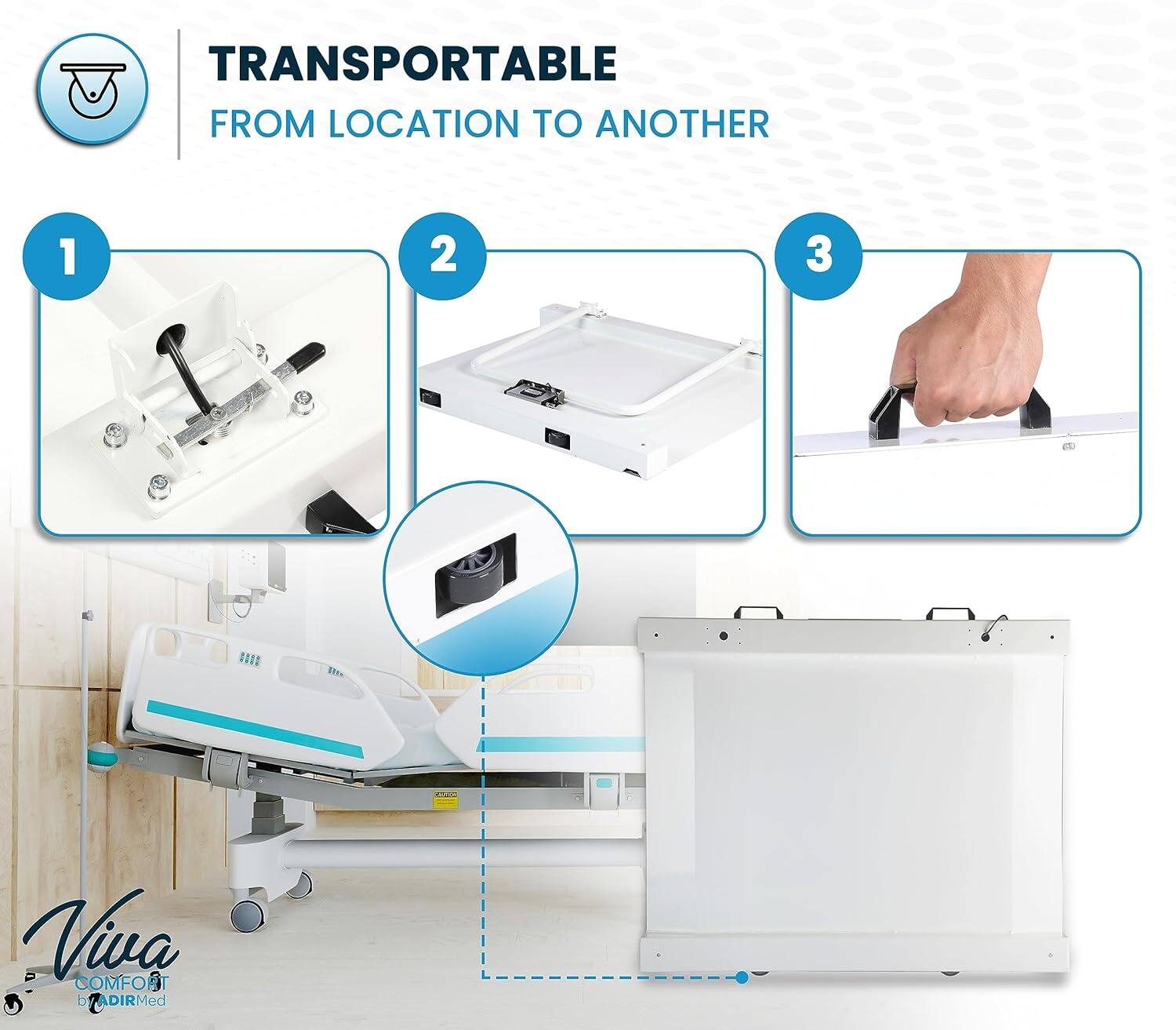 TRANSPORTABLE FROM LOCATION TO ANOTHER 1 2 3 Viva COMFORT b ADIRMed
