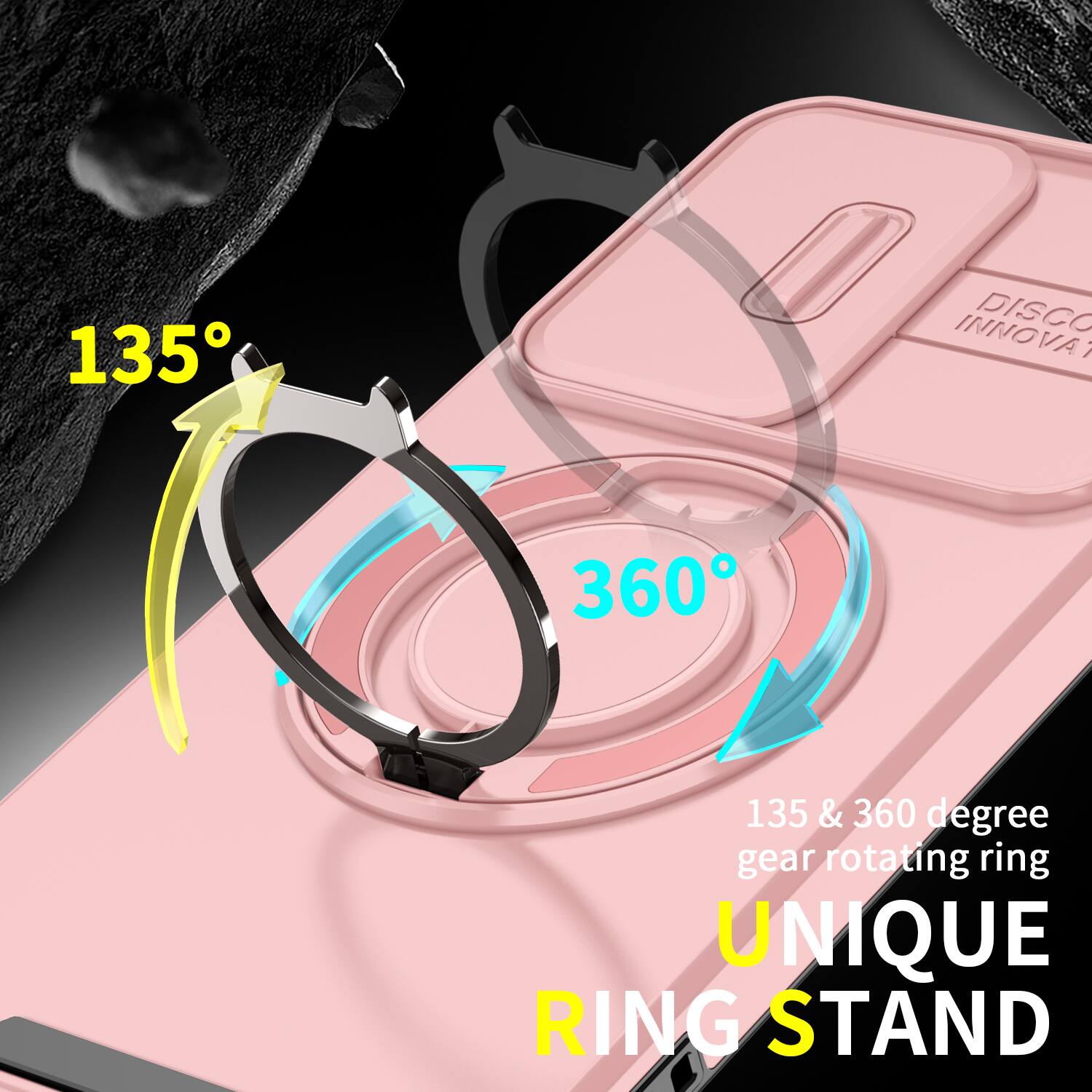 135
INNOVAT DISCO
360
135 & 360 degree gear rotating ring
UNIQUE RING STAND