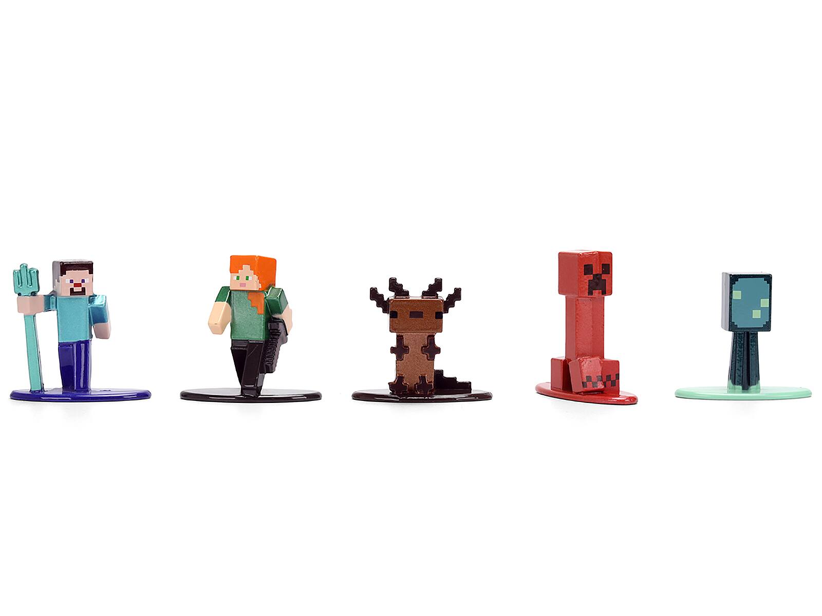 Alt View 2. Jada - Set of 12 Diecast Figures "Minecraft" Video Game "Nano Metalfigs" Series Diecast Models by Jada.