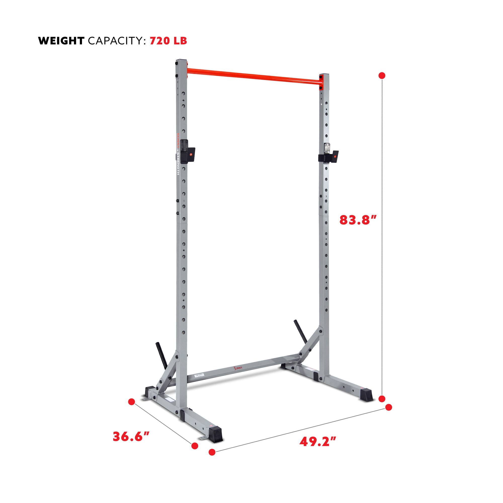 WEIGHT CAPACITY: 720 LB
83.8"
36.6"
49.2"