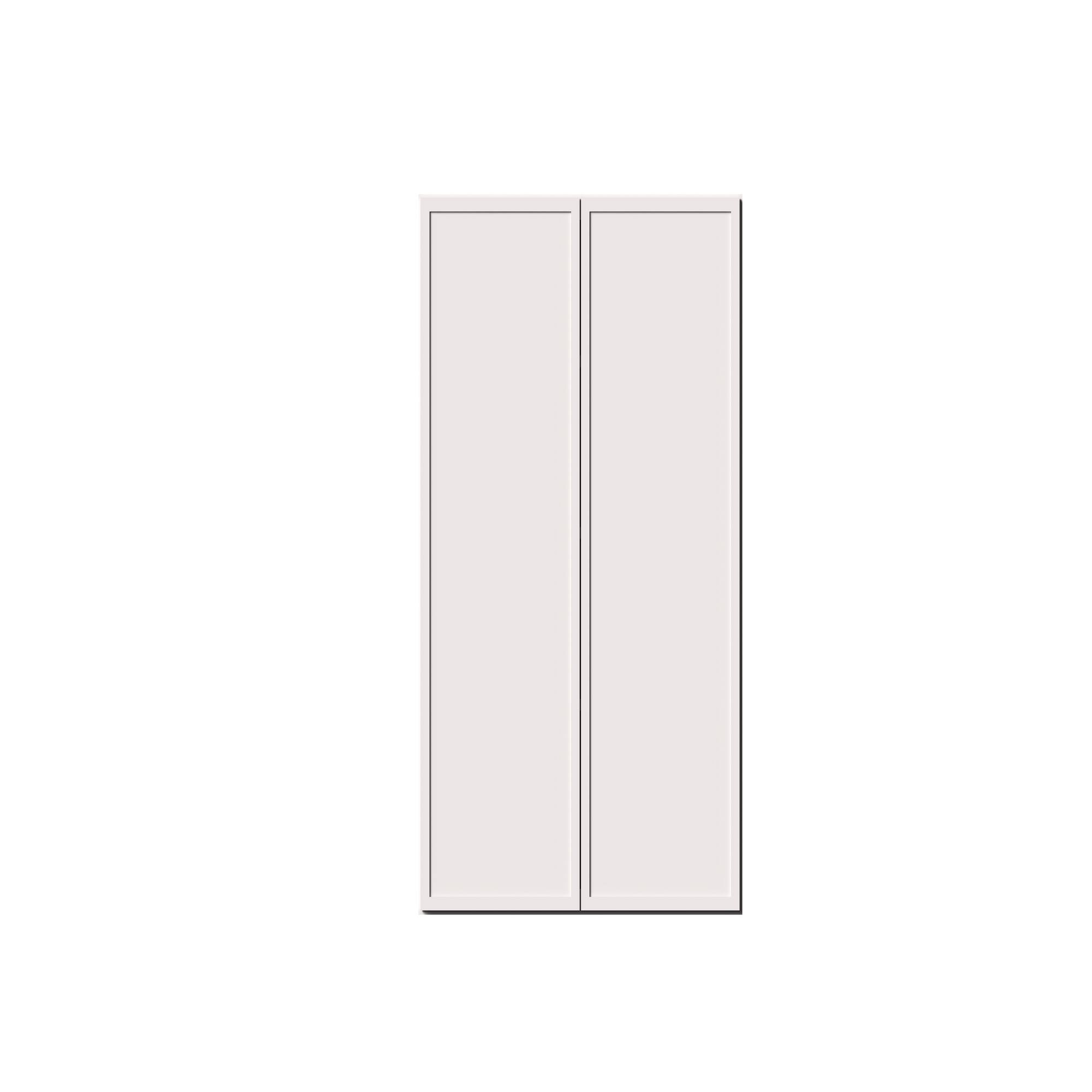 Alt View 1. Boyel Living - 30-in W x 42-in H x 12-in D Slim Shaker RTA Kitchen Wall Cabinet with Soft-Close - Snow White.