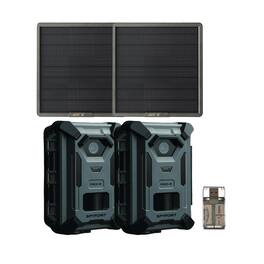 Spypoint - FORCE-4K 40MP Trail Camera (2 Pack) with Accessories Bundle