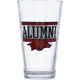 Indigo Falls - Arkansas Razorbacks 16oz. Repeat Alumni Pint Glass - Multicolor
