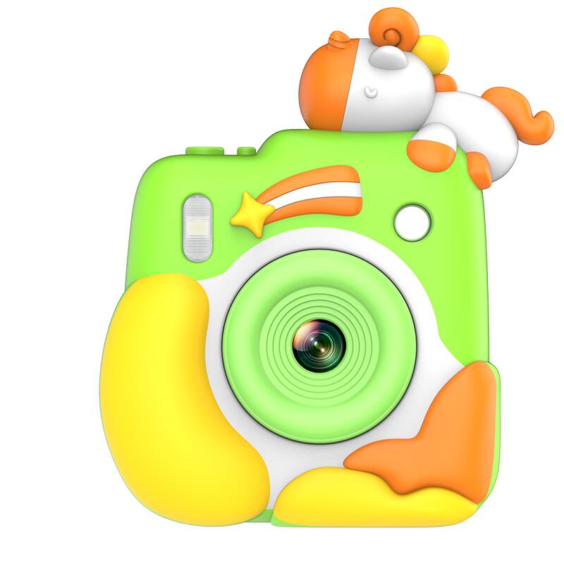 Front. Umeiluce - Kids Color Instant Print Camera D16S Cute Unicorn & Duck 48MP Toy Digital Camera with Color Thermal Printing.