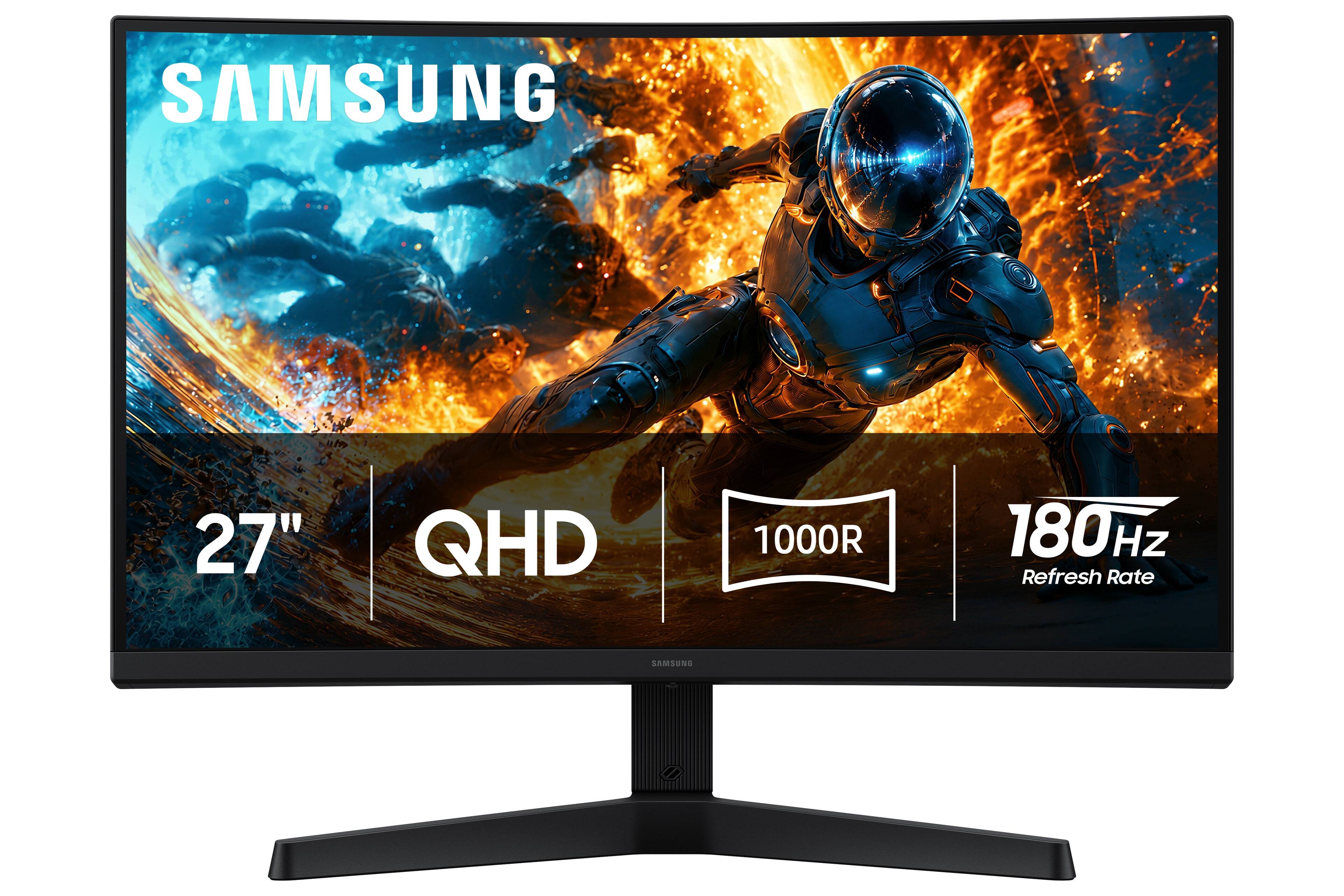 SAMSUNG  
27"  
QHD  
1000R  
180Hz Refresh Rate