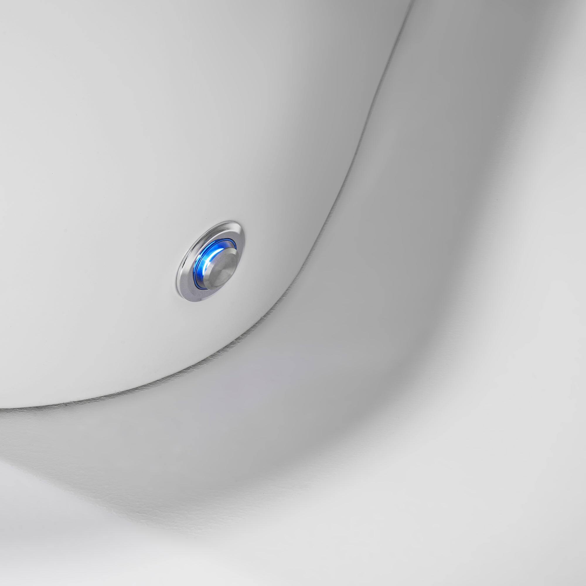 Alt View 3. Boyel Living - Smart Toilet Full Function Ceramic Body Heated Seat Multi Wash Auto Flush with Ambient Light - White.