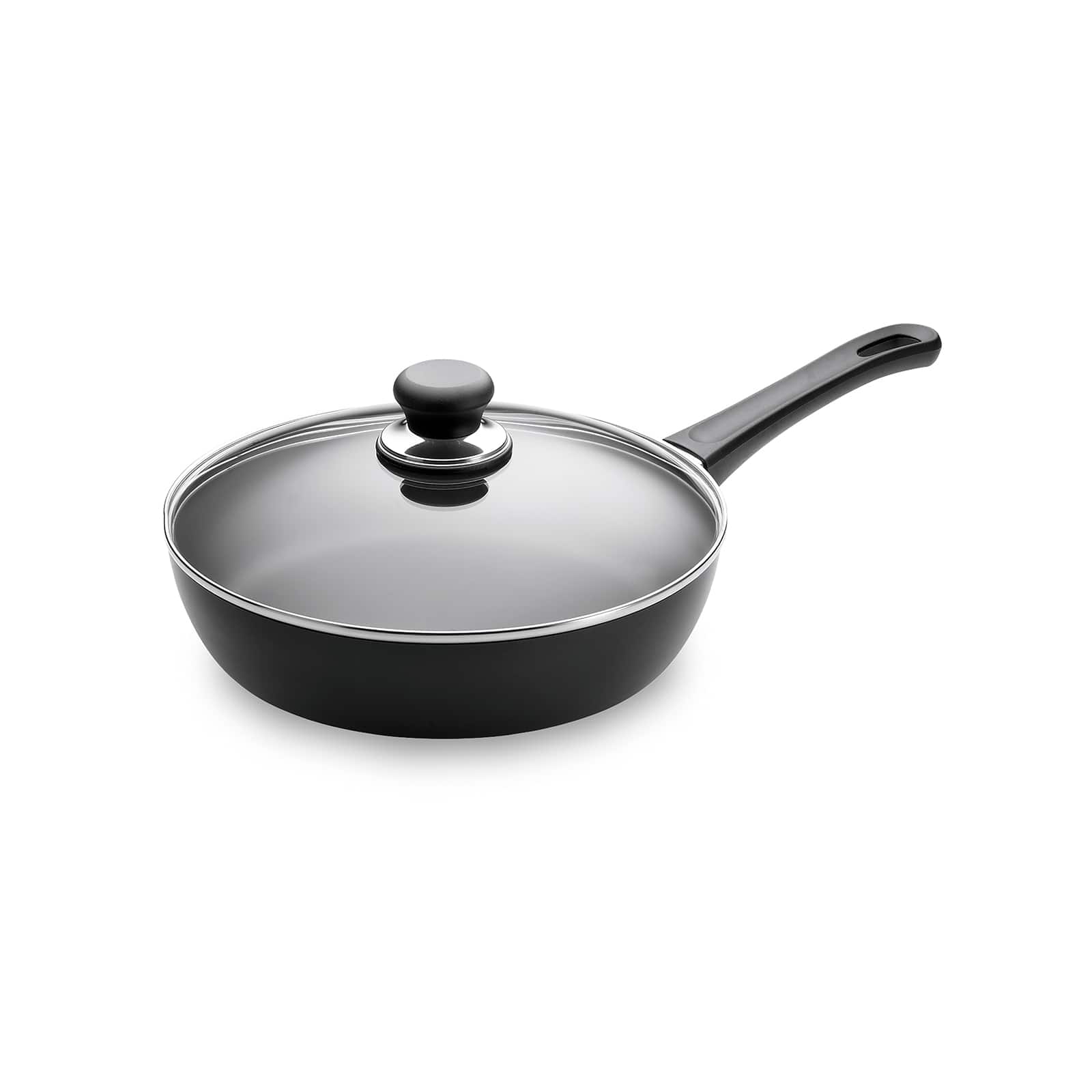 Scanpan - Classic 10-1/4 Inch Saute Pan W/Lid - Black