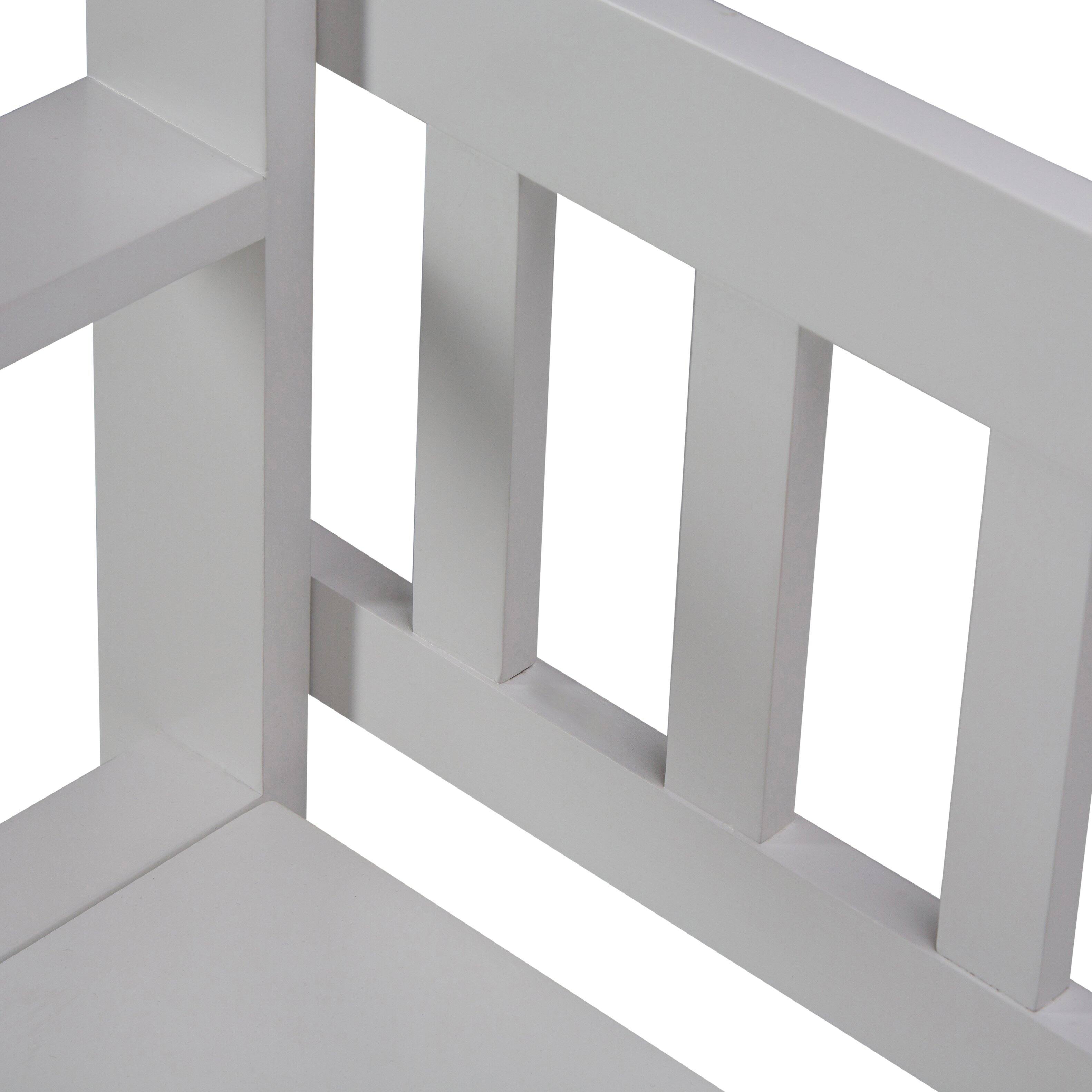 Alt View 15. Simpli Home - Brooklyn Entryway Storage Bench - White.