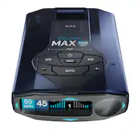 Escort - MAX 360 MKII Radar and Laser Detector, works with Apple CarPlay/Android Auto - Black - Front_Zoom
