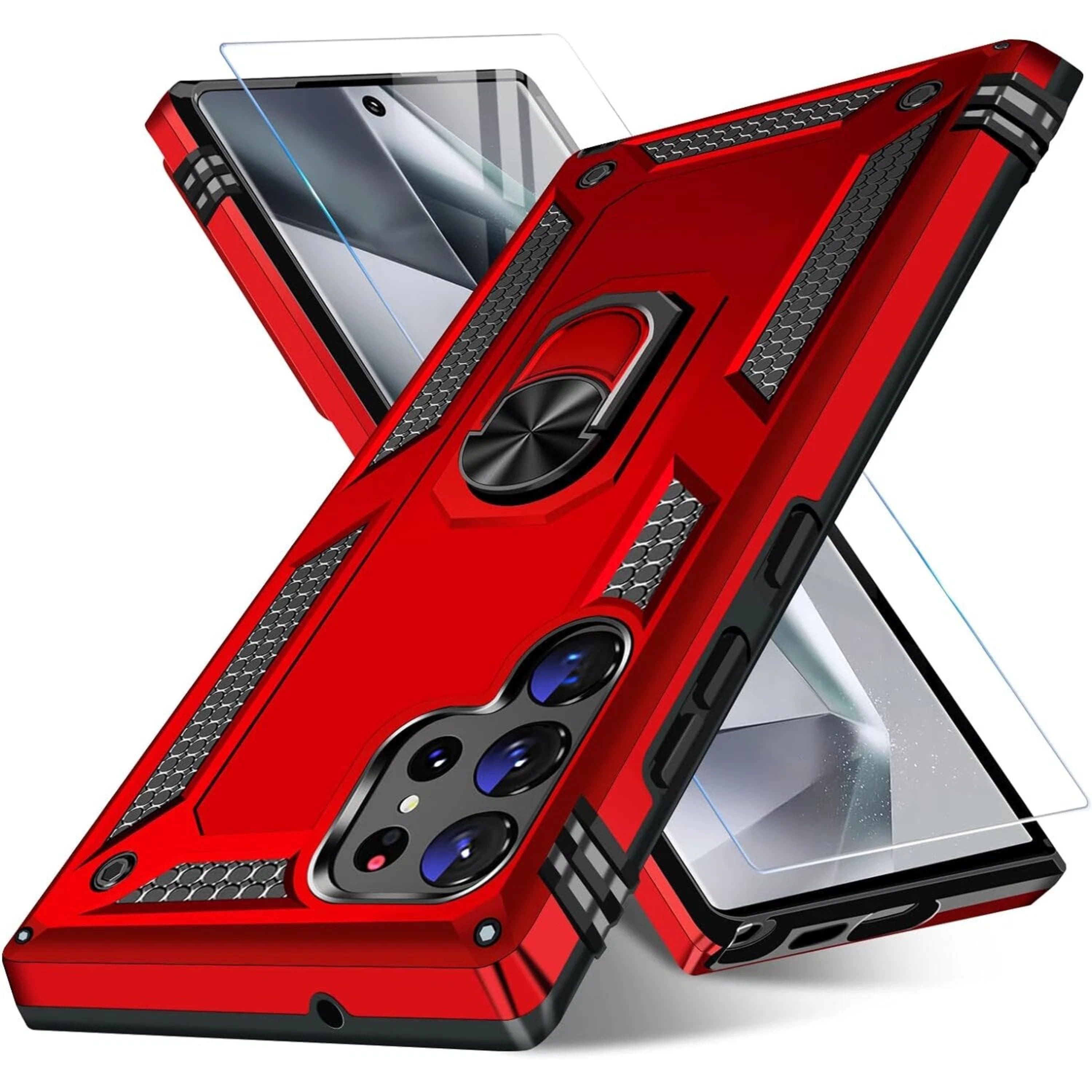 Kitcheniva - Shockproof Phone Case For Samsung Galaxy S26 Ultra - Red
