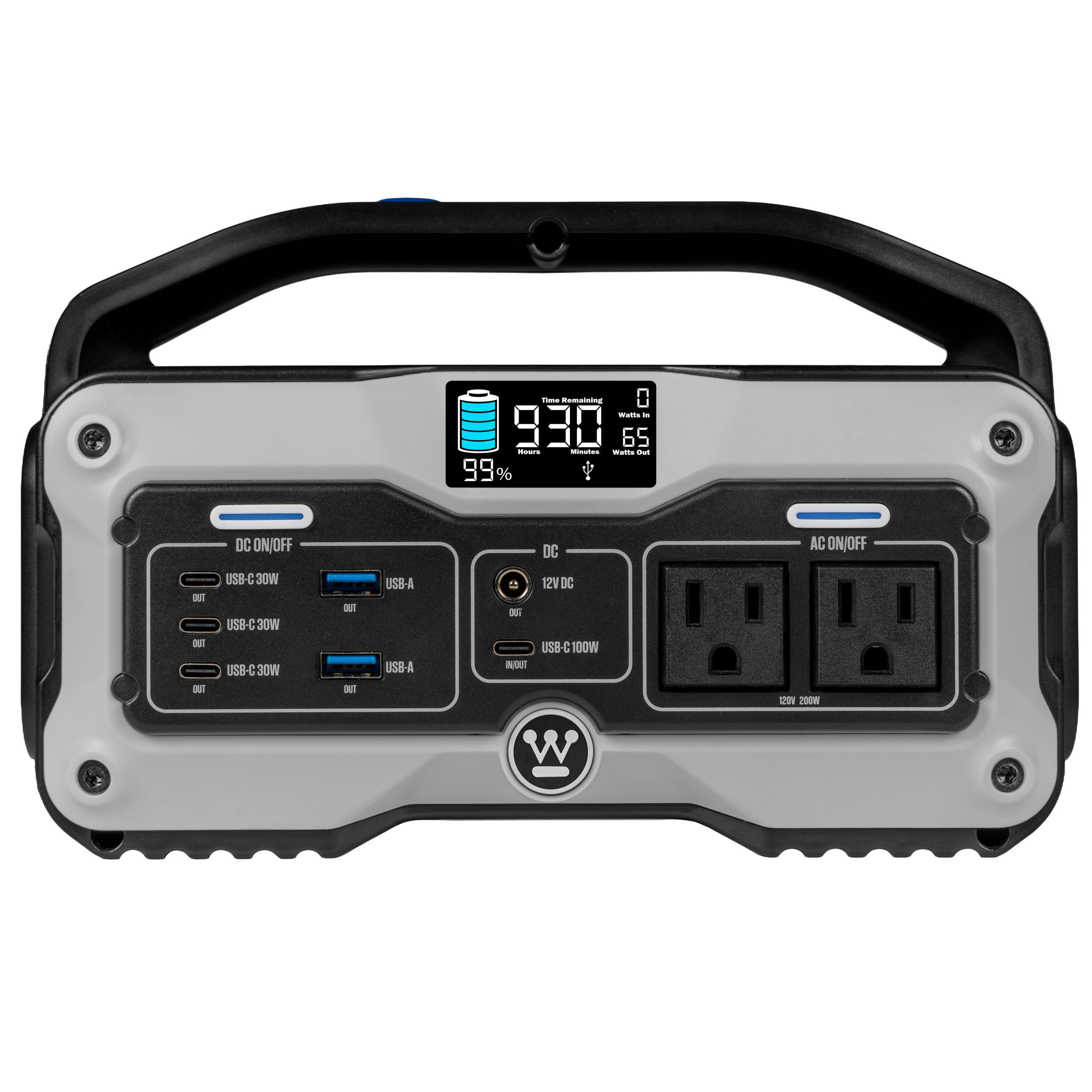 - 0 - 330 65 - - - - 99% DC ON/OFF DC AC ON/OFF dn - - USB-C C 30W USB C 30W USB C 30W a - USB-A I USB-A I 12V DC 2 USB-C 100W NS - 200W W