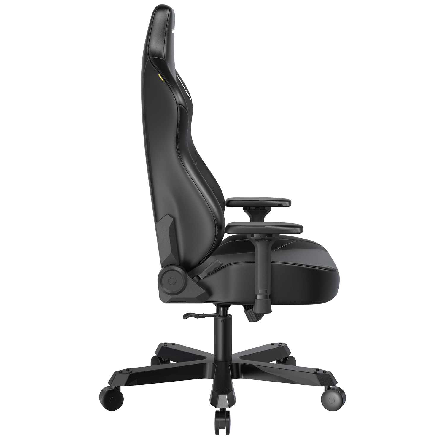 Left. DXRacer - DXRacer Tank Series Gaming Chair – Black, Oversized XXL Ergonomic Design with 4D Armrests & Heavy-Duty Support - Black.