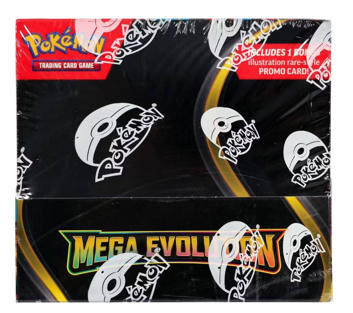 Pokémon Trading Card Game  
Mega Evolution  
Includes 1 Bonus Illustration Rare Style Promo Card!