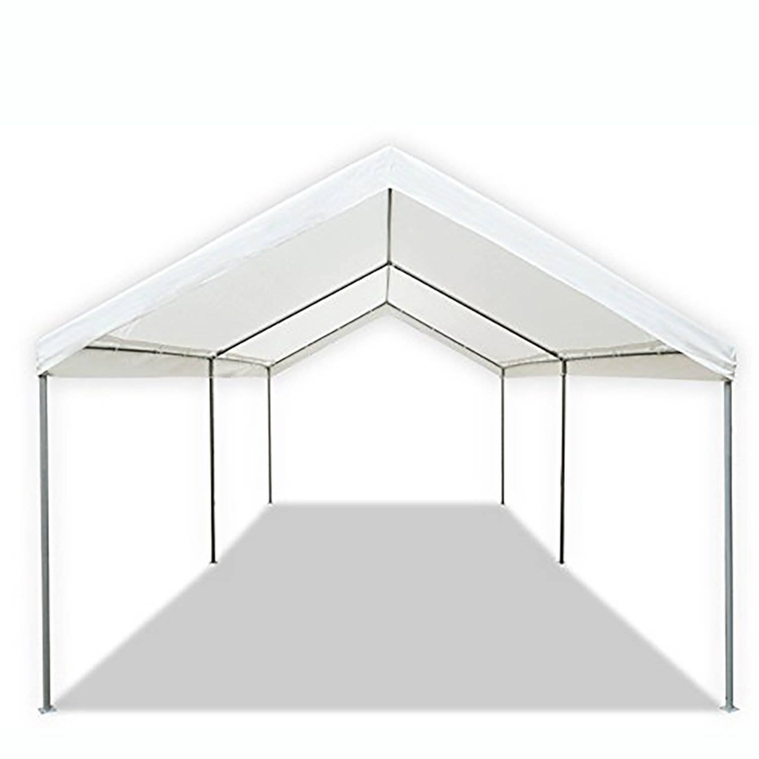 Alt View 10. Caravan Canopy - Caravan Canopy Domain 10 x 20 Foot Straight Leg Instant Canopy Tent Set (2 Pack) - White.