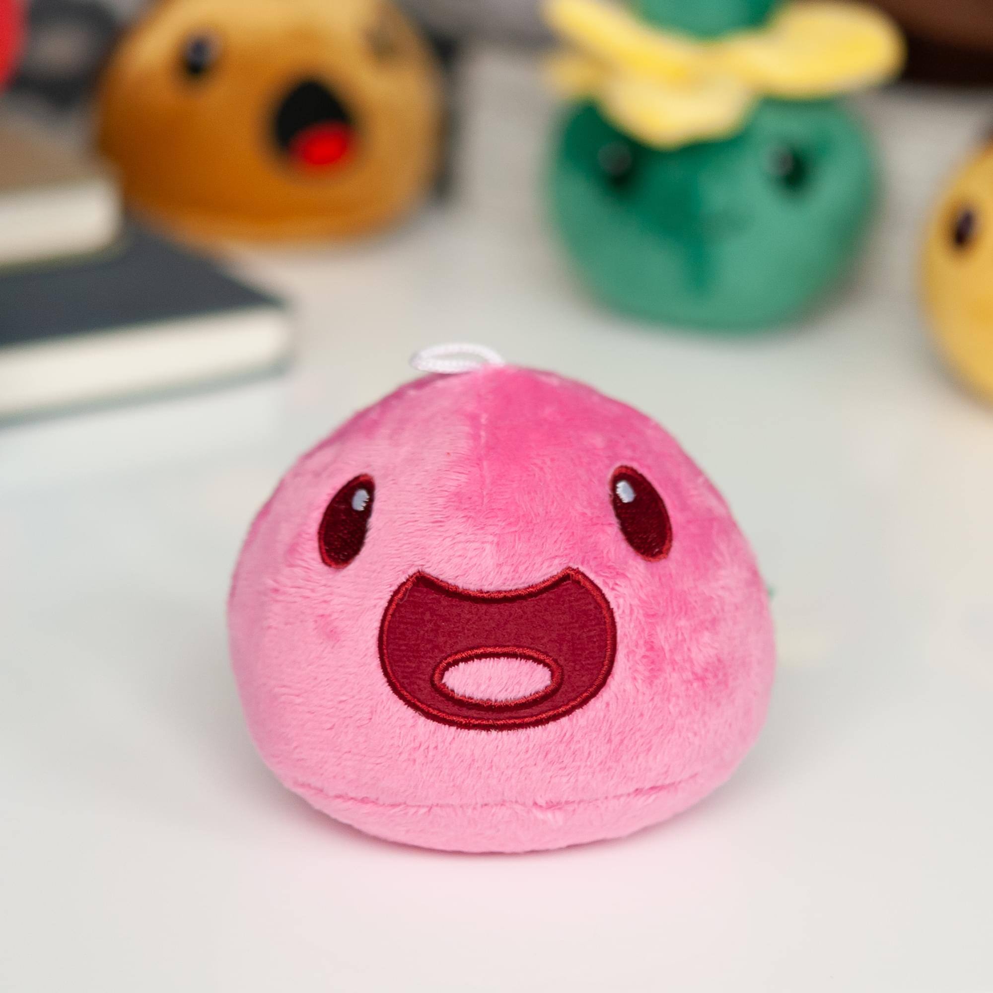 Alt View 4. Imaginary People - Slime Rancher Pink Slime Plush Collectible | Soft Plush Doll | 4-Inch Tall - Pink.
