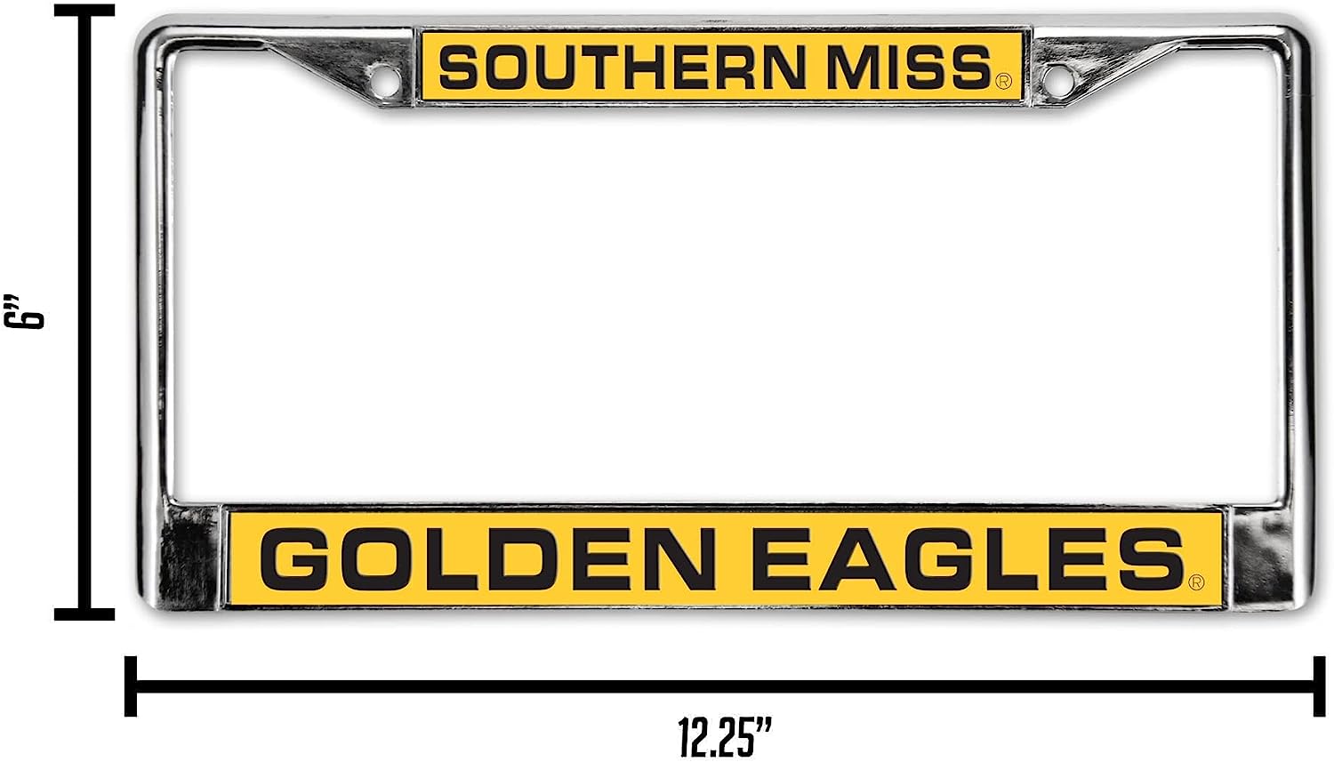 SOUTHERN MISS  
GOLDEN EAGLES  

6"  
12.25"