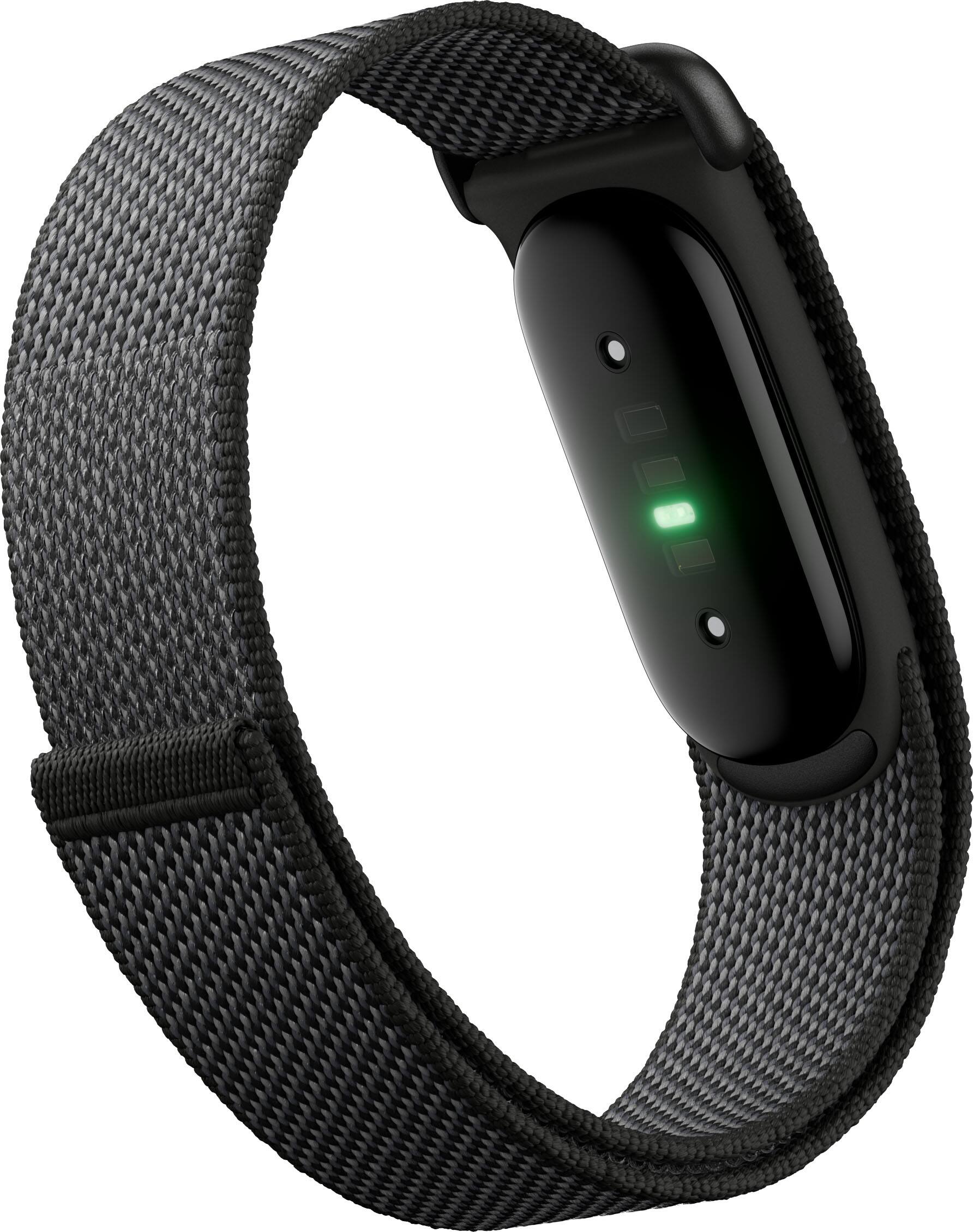 Alt View 3. Google - Fitbit Air - Screenless Fitness and Health Tracking - Works with Android and iOS - Obsidian.