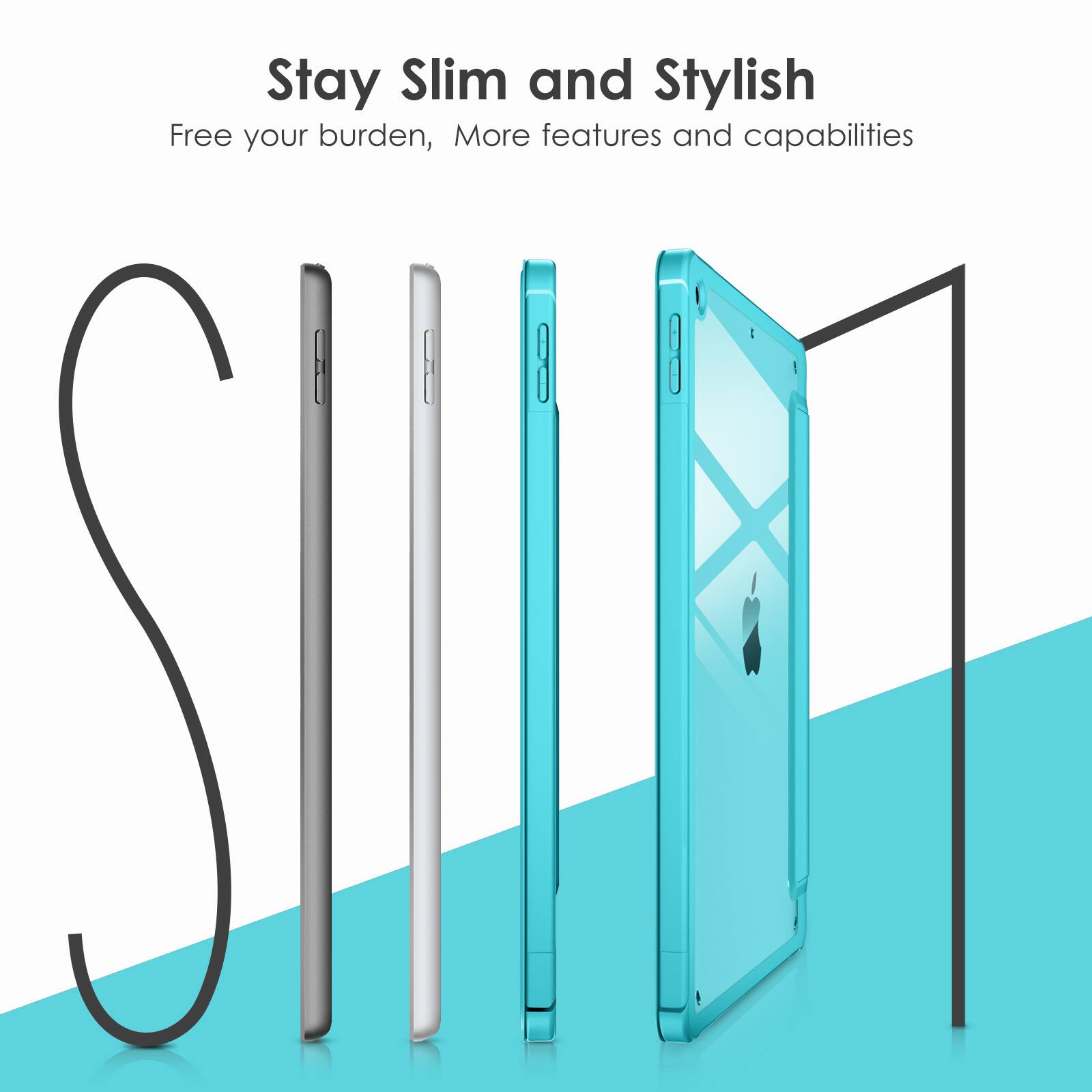 Stay Slim and Stylish  
Free your burden, More features and capabilities