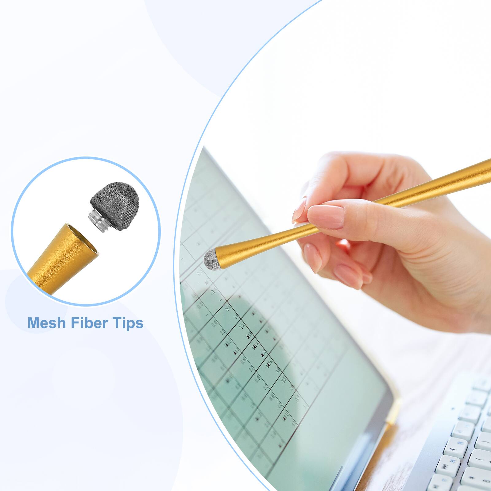 Mesh Fiber Tips