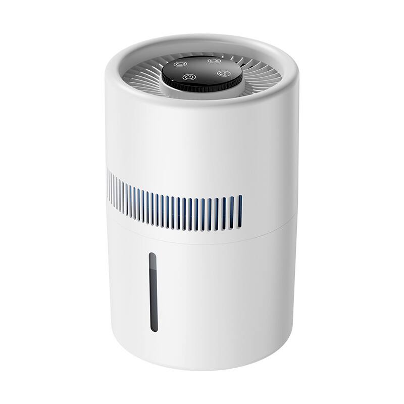 Front. Cluzine - Humidifier USB Evaporative Top Fill Large Capacity No-Mist Home Bedroom Living Room Hotel - White.