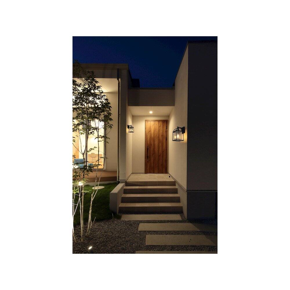 Alt View 4. Elegant Lighting - Gratz 7 inch Outdoor Pendant in Black - Black.