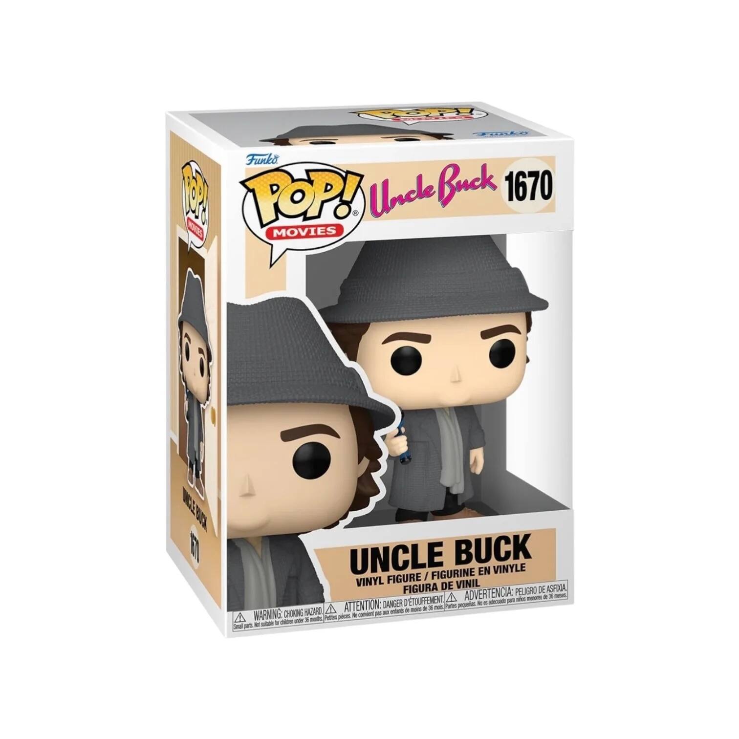 F mte Funka P POP! Uncle Buck 1670 MOVIES i i Ba UNCLE BUCK FIGURINE EN VINYLE VINYL FIGURE / FIGURA DE VINIL ASFXA ADVERTENCIA PELIGRO DE A - a 1 - D'TOUFFEMENT p - DANGER : N . - A ATTENTION: a 3 - Pate pepete PAZARO - a - WARNING CHCKING covn 30 - p - - 9 - - . - pen