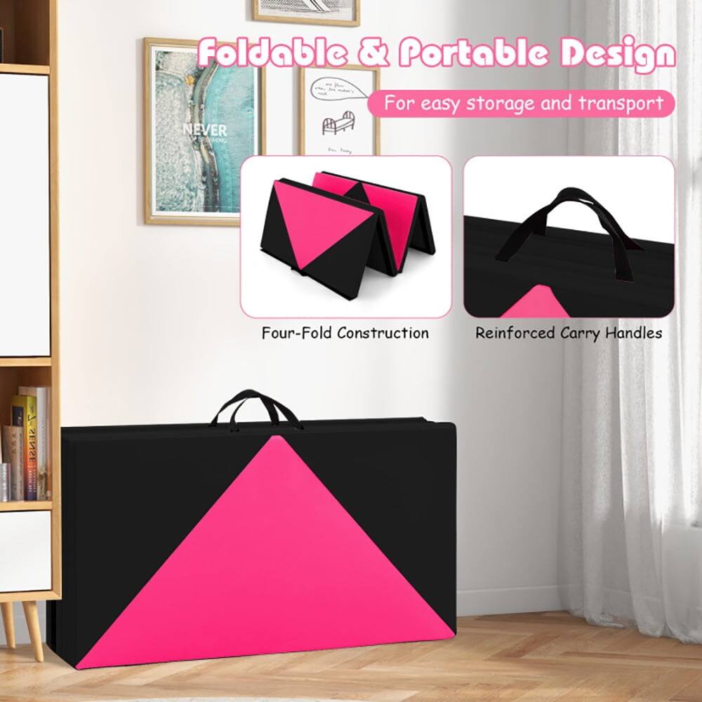 Foldable & Portable Design  
For easy storage and transport  

Four-Fold Construction  
Reinforced Carry Handles