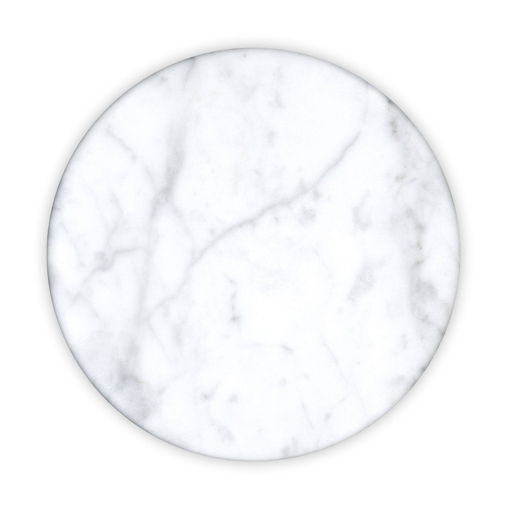 Alt View 13. Einova - Eggtronic Stone 10W Wireless Charging Pad for Qi-enabled Devices - White Marble.