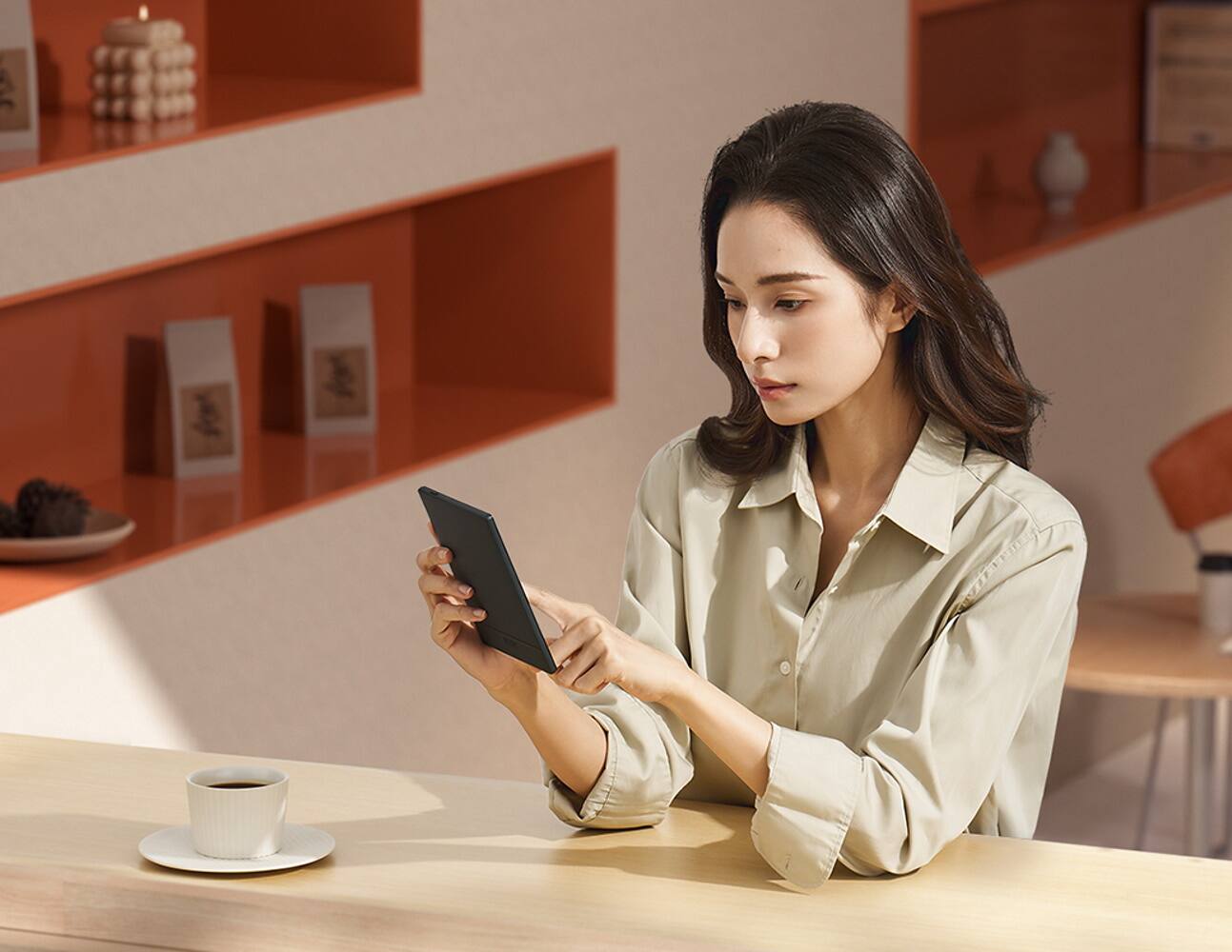 Alt View 15. BOOX - 6" Go E-Reader - Black.